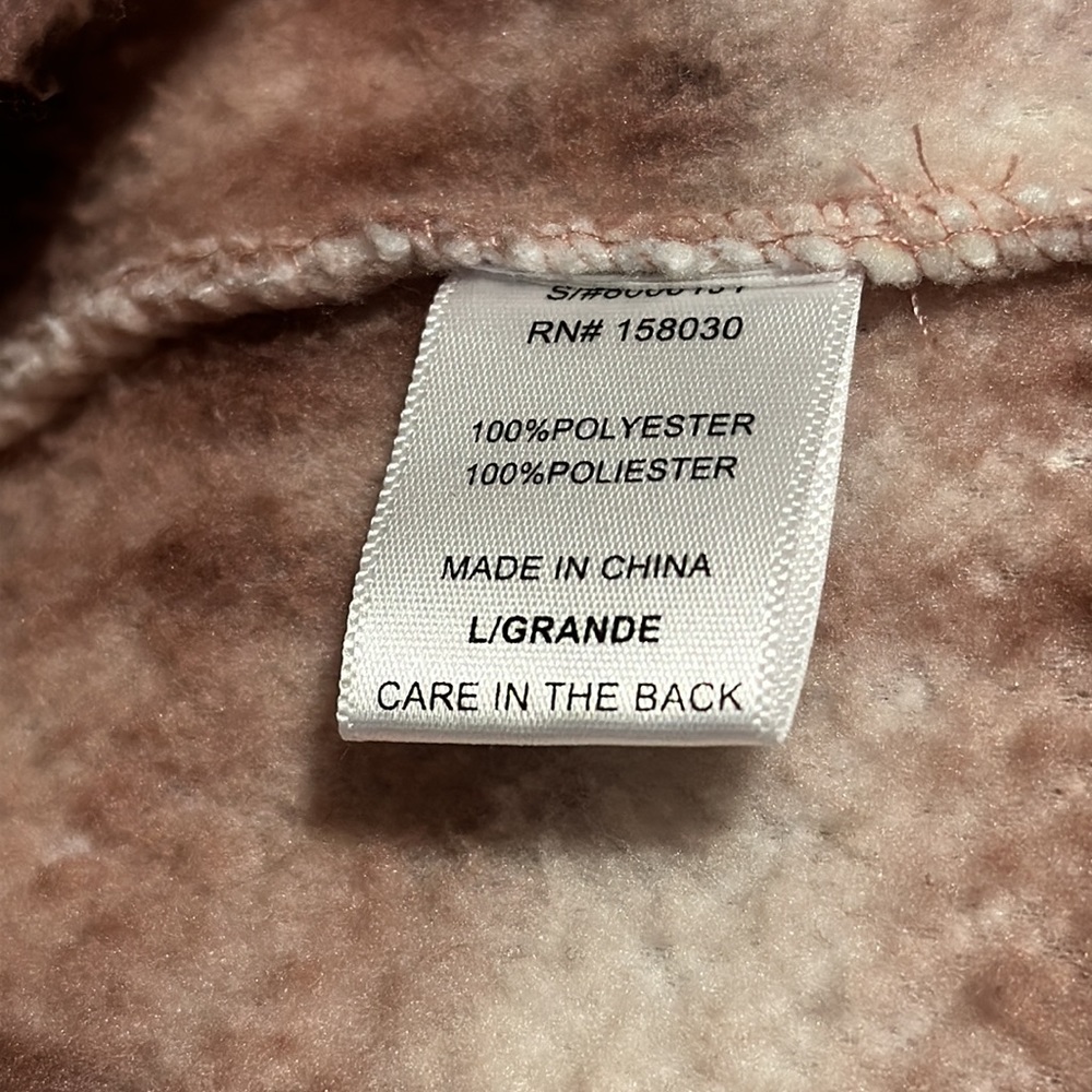 😊 Love Tree Sherpa Shirt Jacket Shacket - Picture 5 of 5